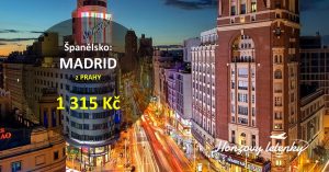 Výhodně do MADRIDU